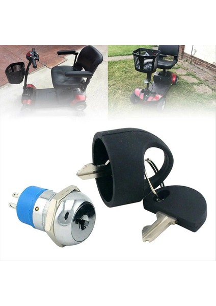Tuşlarla Kontak Anahtar Kilidi Mobilite Scooter Sezle Başlatı Motosiklet Elektrikli Bisiklet Için Ateşleme Anahtarı (Yurt Dışından) fiyatları