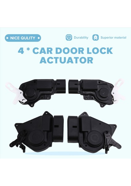 Araba Kapısı Kilidi Aktüatör Kapısı Mandal Yakın 69130-12070 69120-42080 Toyota Için 69140-12040 Rav4 Corolla (Yurt Dışından) fırsatları
