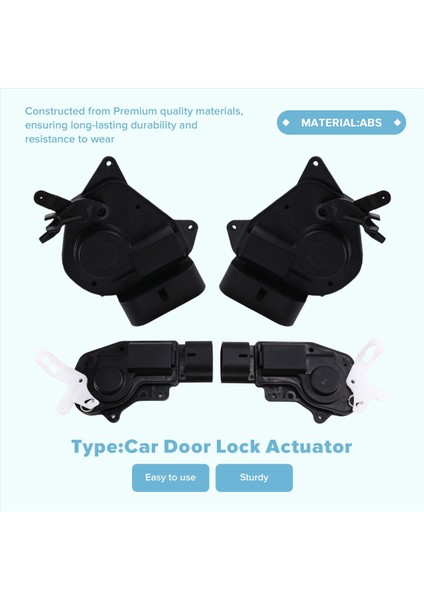 Araba Kapısı Kilidi Aktüatör Kapısı Mandal Yakın 69130-12070 69120-42080 Toyota Için 69140-12040 Rav4 Corolla (Yurt Dışından) indirimleri