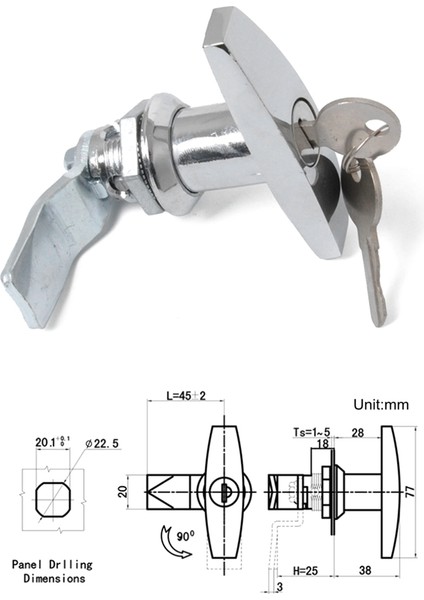Römork Karavan Araç Kutusu Dağıtım Kutusu Rv Için Tuşlarla T-Sergi Kilini Turun (Yurt Dışından) modelleri