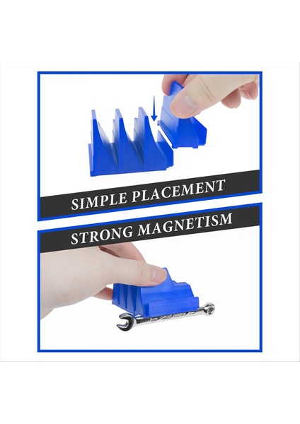 20 Anahtar Için Uygun Araç Kutusu Için Manyetik Anahtar Organizatörü Anahtar Organizatörü Garaj ve Atölye B Için Mükemmeldir (Yurt Dışından) fiyatları