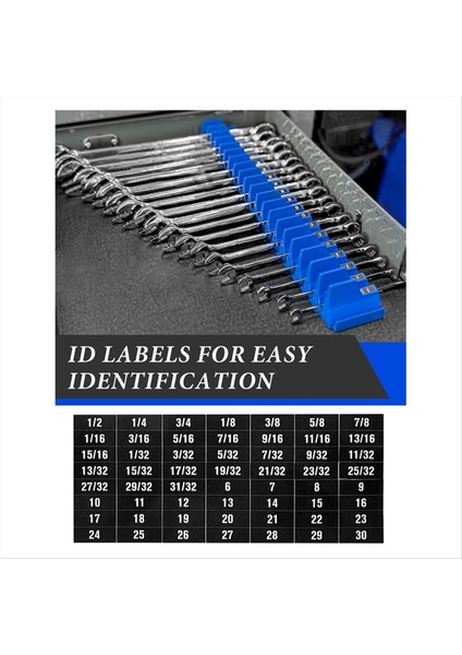 20 Anahtar Için Uygun Araç Kutusu Için Manyetik Anahtar Organizatörü Anahtar Organizatörü Garaj ve Atölye B Için Mükemmeldir (Yurt Dışından) fırsatları