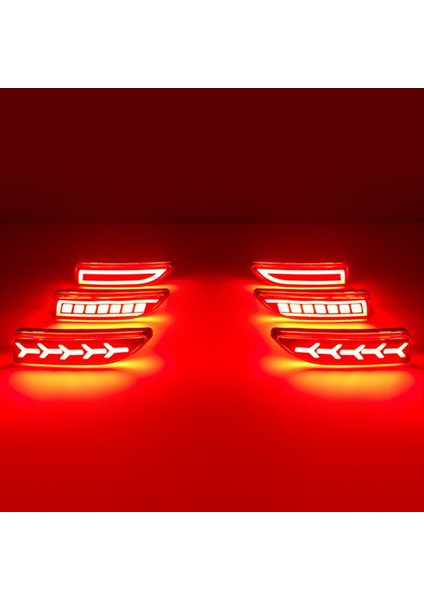 Araba Arka Tampon Reflektörü Işık Sıralı Dönüş Sinyal Toyota Corolla Için Sürüş Lambası 2011-2013 Lexus CT200H A (Yurt Dışından) fiyatları