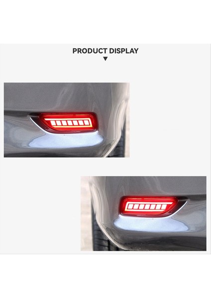 Araba Arka Tampon Reflektörü Işık Sıralı Dönüş Sinyal Toyota Corolla Için Sürüş Lambası 2011-2013 Lexus CT200H A (Yurt Dışından) fırsatları