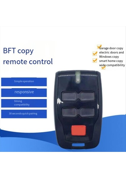 Bft Mıtto2 Mıtto4 B RCB02 RCB04 Kleıo B RCA02 RCA04 Trc1 Trc2 Trc3 Garaj Kapısı Uzaktan Kumanda 433 92MHZ Rolling Kod (Yurt Dışından) modelleri