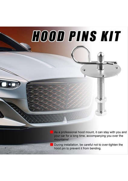 Kaput Pimleri Kiti Araba Kaput Pimi Plaka Kilit Klip Kişi Evrensel Motor Kaput Pimleri Bonnet Kilitleme Klips Kitleri (Yurt Dışından) modelleri