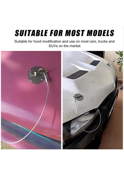 Kaput Pimleri Kiti Araba Kaput Pimi Plaka Kilit Klip Kişi Evrensel Motor Kaput Pimleri Bonnet Kilitleme Klips Kitleri (Yurt Dışından) indirimleri