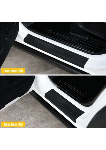 Kapı Sill Scuff Plakası Pedalı Giriş Koruma Koruyucu Çıkartmalar Ford Bronco Için Trim Araba Stili 2021 2022 2023 4pcs (Yurt Dışından) indirimleri