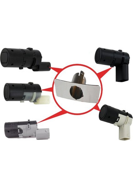 4 Pcs/lot Otopark Sensörü Montaj Tutucu Braketi 66206989069 7H0919275E -Bmw E38 E39 E46 X5 E53 E60 E61 E64 (Yurt Dışından) indirimleri