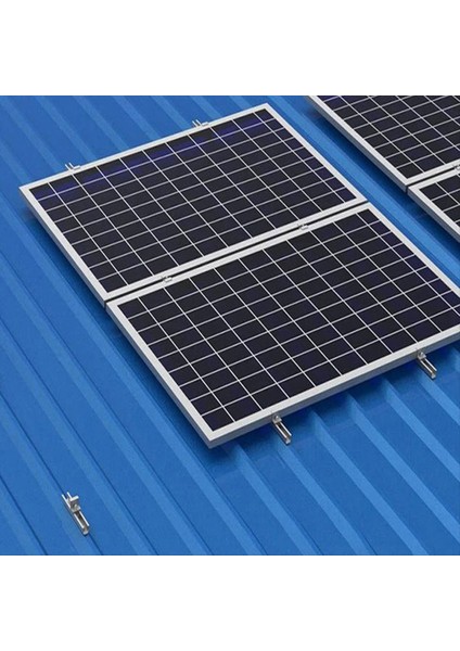 Güneş Paneli Montaj Braket Raylar Kelepçe Taşıma Modülü Montaj Pv Güneş Güç Seyizleri Yamuk Çatı 30MM (Yurt Dışından) indirimleri