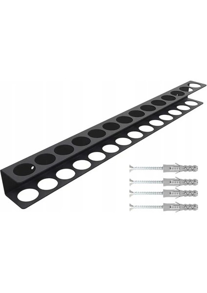 Ağır Hizmet Tipi Duvara Monte Alet Organizatörü-Garaj Mutfak ve Banyo Depolama Için Metal Tornavida Tutucu (Yurt Dışından)