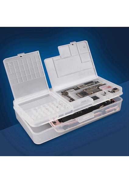 2pcs/lot Cep Telefonu Için Çok Fonksiyonlu Depolama Kutusu Anakartı Ic Parçaları Onarım Araçları Konteyner Toplayıcı (Yurt Dışından) fırsatları
