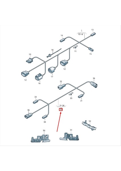 Sağ Taraf Bagaj Kablo Kablo Demeti 3C8971192G Volkswagen cc Için 2013-2018 Arka Kapı Ters Kablolar 3c8 971 192 G (Yurt Dışından) indirimleri