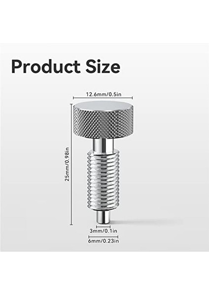 Hızlı Bırakma Pimleri Araçları M6 Geri Çekilebilir Yay Kilitleme Pimleri Için Hal Haddeleme Toolbox 4pcs Için Piston Mandal (Yurt Dışından) modelleri