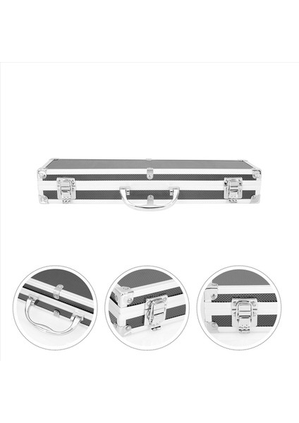 2x Alüminyum Alaşım Araç Kutusu Aksesuarları Saklama Kutusu Pratik Alüminyum Bavul (Yurt Dışından) modelleri