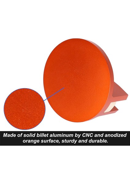 2pcs Büyük Yuvalı Alüminyum Yivli Manyetik Kriko Ped ile 2pcs (Yurt Dışından) modelleri