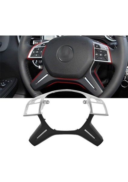 Araç Direksiyon Simidi Kapağı Trim Panel Mercedes Benz C E M ml Gls G Sınıfı W204 W212 W166 W463 B (Yurt Dışından) indirimleri