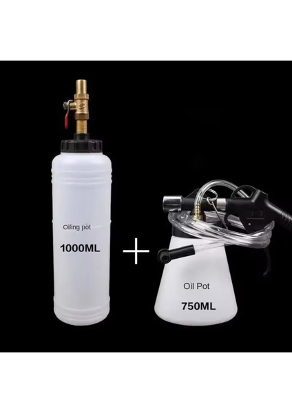 1l 0 75L Araç Fren Bleeder Hidrolik Pompalama Sıvı Pompası Kiti Yağ Değişimi Tahıl Tank Tüpleri Onarım Aracı Kamyon Aksesuarları (Yurt Dışından) fırsatları