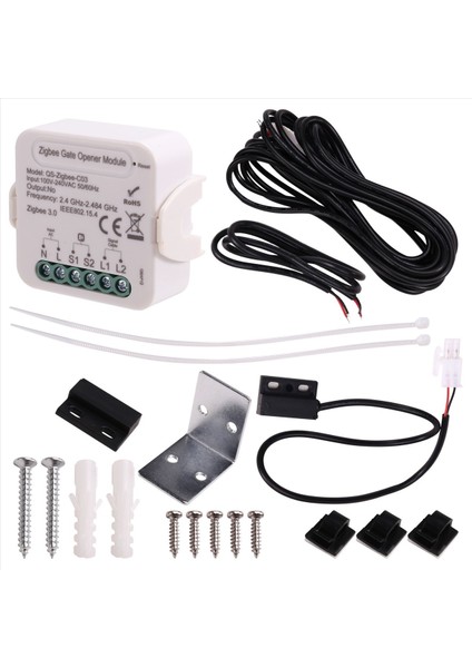 Tua Akıllı Kapı Kapı Açıcı Modülü Zigbee Kapı Kapı Kontrolör Modülü Garaj Kapı Anahtarı (Yurt Dışından)