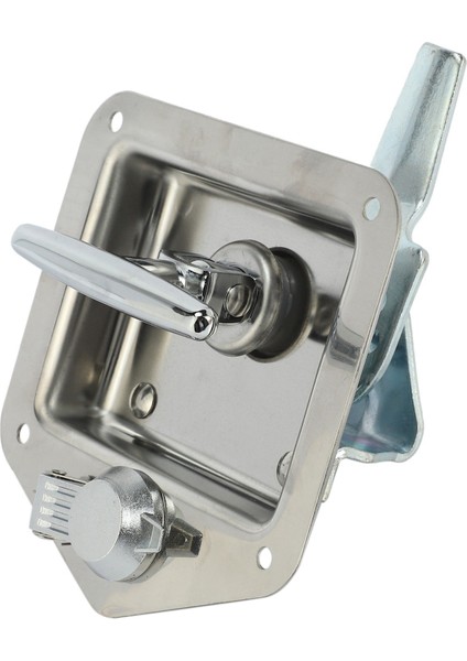 4x Paslanmaz Çelik Katlama T-Şekilli Tutamak Kilit Alet Kutusu Key Kamyon Römork Araç Kutusu Elektrik Kabini (Yurt Dışından) indirimleri