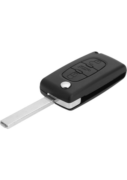 2x Flip Katlanır Uzaktan Araba Anahtarsız Anahtar Kılıf Kabuğu Peugeot 407 307 308 607 3 Düğmeler (Yurt Dışından) indirimleri