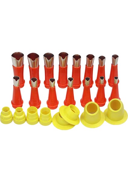 23PC Paslanmaz Çelik Kazanma Kalafat V Nozul Aplikatör Sonlandırıcı Tutkal Silikon Sızdırmazlık Mühür Mühendis Mutfak Lavabo Eklemi (Yurt Dışından)