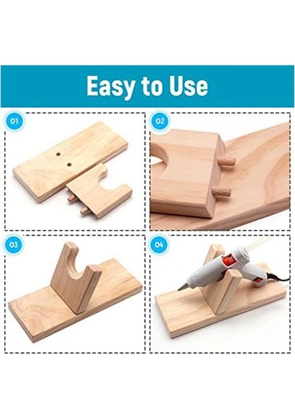 Sıcak Tutkal Tabancası Tutucu Ahşap Sıcak Eriyik Yapıştırıcı Tabancası Standı Sıcak Eriyik Yapıştırıcı Taban Tabanı Zanaat Odası Organizatörü (Yurt Dışından) fiyatları