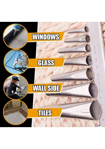 42 Pcs Kazanma Araçları Kalafat Nozul Uygulayıcı Kazanma Epoksi Piston Nozul Aksesuarları Silikon Sızdırmazlık Makanası Nozul (Yurt Dışından) modelleri