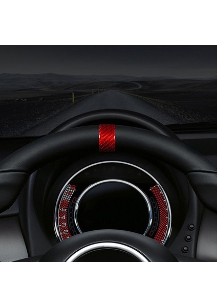 Fiat Için Gerçek Sert Karbon Fiber Çıkartma 500 2020 2021 2022 2023 Araç Direksiyon Simidi Halkası Kapak Trim Aksesuarları (Kırmızı) (Yurt Dışından) fiyatları