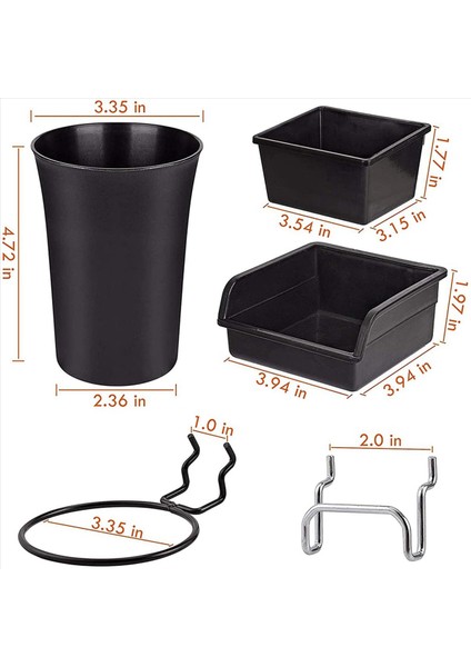 Pegboard Kutuları Kancalar ve Döngüler ile Peg Tahta Bardakları 24 Paket Çiftlik Organizatör Aksesuar Araçlar Depolama Sistem Kiti Düzenleme Sistemi Kiti (Yurt Dışından) fiyatları