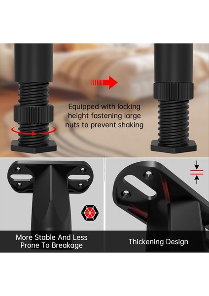 4pcs Ayarlanabilir Yatak Çerçeve Destek Bacakları (8 3IN-144 5in) Çerçeve Merkezi Yavru Destek Bacağı Çerçeve/çubuk/sandalye/masa (Yurt Dışından) fırsatları