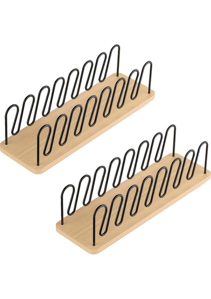 Beyzbol Caps Için Şapka Organizatörü 2 Paket Ahşap ve Metal Şapka Depolama 14 Kapaklar Için Beyzbol Kapakları Masa Üstü Şapka Rafları (Yurt Dışından)