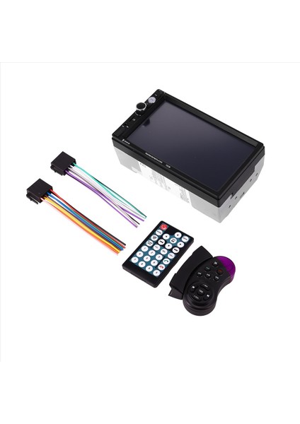 7 Inç Çift Din Araba Stereo Audio Bluetooth Mp5 Player USB Fm Multimedya Radyo Desteği Cep Telefonu Senkronizasyonu (Yurt Dışından)