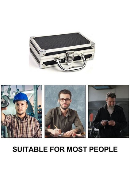 Alüminyum Alaşım Araç Kutusu Aksesuarları Saklama Kutusu Pratik Alüminyum Bavul Taşınabilir Tutamak Küçük Araç Kutusu Saklama Kutusu (Yurt Dışından) fırsatları