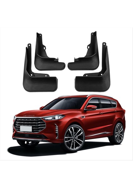 Jetour X70 Için Mudguard Plus 2021 2022 Çamur Flaps Tekerlek Araç Çamurlukları Ön Arka Aksesuarlar Set Sıçrama Muhafızları Mudflaps (Yurt Dışından) indirimleri