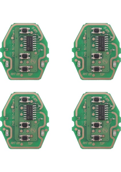 4x 3 Düğme Uzak Araç Anahtarı Kontrol Devre Kart 315MHZ/433MHZ For-Bmw 3 5 Serisi E46 E39 Ews Anahtar Kabuk Olmadan (Yurt Dışından)