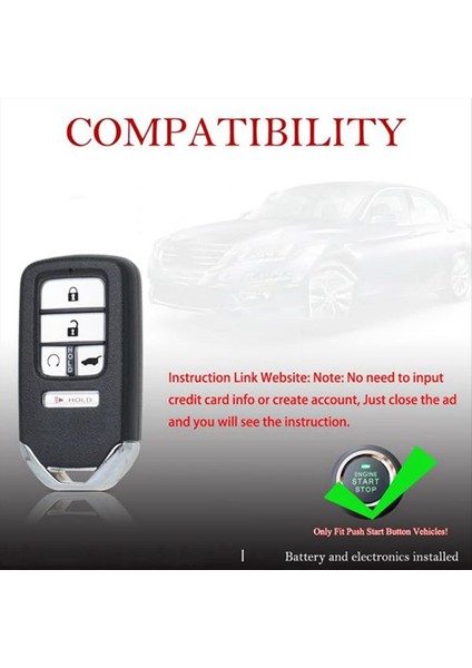 Araba Uzaktan Anahtarı 433MHZ ID47 Honda Civic Için KR5V2X 2018-2021 Crv 2017-2022 Pilot 2016-2021 Araba Anahtarı (Yurt Dışından) fırsatları