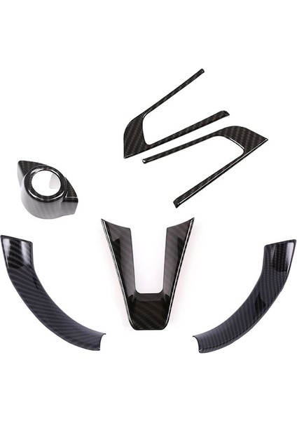 Alfa Için Araç Direksiyon Simidi Kapağı Döşeme Romeo Giulia Stelvio 2017 2018 2019 Iç Aksesuarlar (Yurt Dışından)