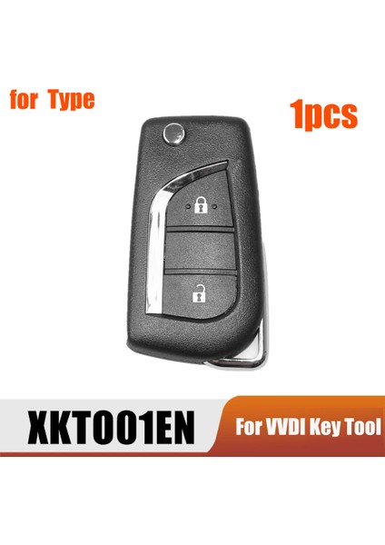Xhorse Için XKTO01EN Universal Wire Uzaktan Tuş Fob 2 Düğmeleri Vvdı Anahtar Aracı Için Toyota Türü Için (Yurt Dışından) modelleri