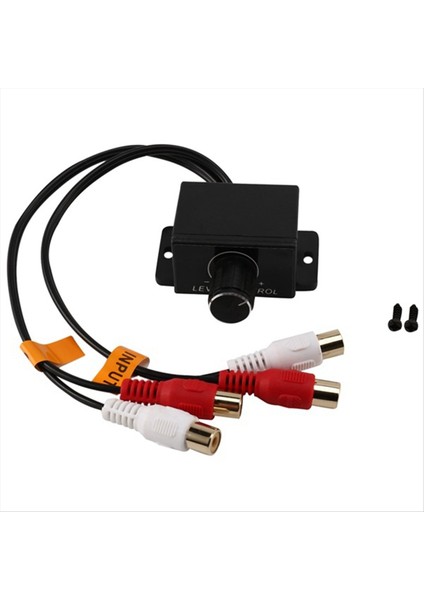 3pcs Araba Ev Ses Amplifikatörü Bas Kazanç Seviyesi Hacim Kontrol Düğmesi Lc-1 Siyah (Yurt Dışından)