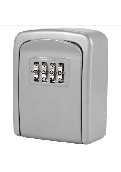 Anahtar Kilit Kutusu Duvara Monte 4 Salk Kombinasyon Kilit Kutusu Ev Için Anahtar Hava Durumu Güvenlik Anahtar Depolama Kilit Kutusu Gümüş (Yurt Dışından)