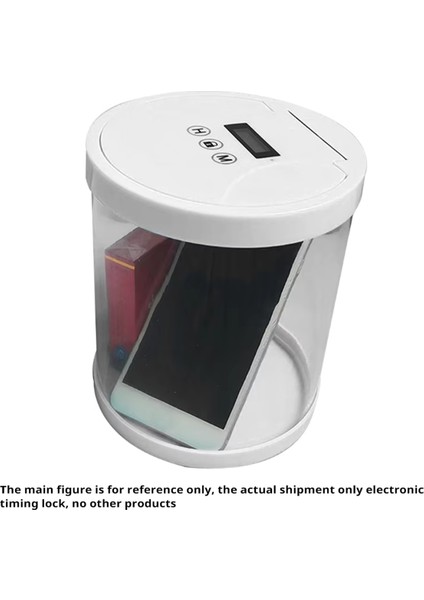 Zamanlayıcı Kilit Kutusu Cep Telefonu Zaman Kilit Kutusu Aşırı Içmeyi Şeker Yemeyi ve Oyun Oynamayı Önlemek Için Beyaz (Yurt Dışından) fiyatları