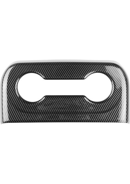 Chevrolet Banliyö Için Karbon Fiber Tarzı Arka Su Kupası Çerçeve Kapağı 2021 2022 2023 Araba Iç Dekorasyonu (Yurt Dışından)