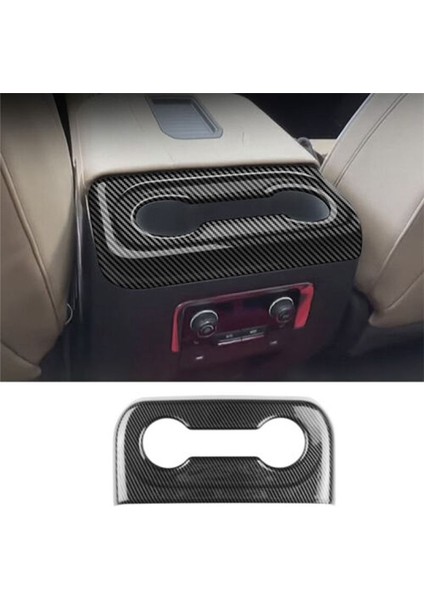 Chevrolet Banliyö Için Karbon Fiber Tarzı Arka Su Kupası Çerçeve Kapağı 2021 2022 2023 Araba Iç Dekorasyonu (Yurt Dışından) indirimleri
