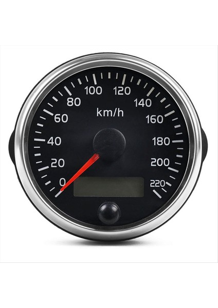Araç Evrensel 85MM Hız Tometre Yolcun Çift Fonksiyon LCD Panel Değiştirilmiş Araç Speedometre 220KM/S (Yurt Dışından) fırsatları