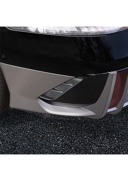 Karbon Fiber Arka Sis Lambası Kapak Kaş Çerçeve Çerçeve Süslemesi Dekorasyon Arabası Aksesuarları Için Hyundai Ioniq 6 2022-2023 (Yurt Dışından) modelleri