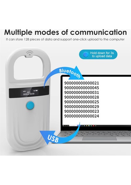 El Tipi 134 2khz Hayvan Rfıd Okuyucu Pet Kedi Köpek Mikro Tipi Çip Tarayıcı Fdx-B Cam Çip Usb/bluetooth Etiket Okuyucu (Yurt Dışından) fırsatları