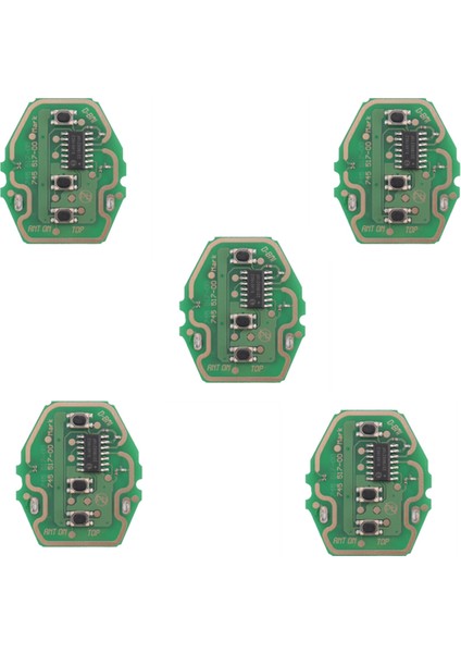 5x 3 Düğme Uzak Araç Anahtarı Kontrol Devre Kart 315MHZ/433MHZ For-Bmw 3 5 Serisi E46 E39 Ews Anahtar Kabuk Olmadan (Yurt Dışından)