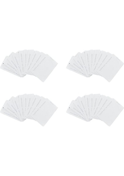 40 Pcs Beyaz 125KHZ 0 8mm Rfıd Erişim Yakınlık Kartı (Yurt Dışından)