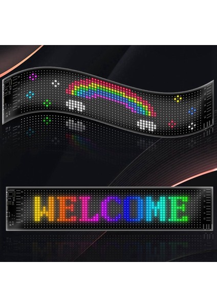 Programlanabilir LED Işaret Kaydırma Mesajı LED Mağaza Tabelaları Esnek Dijital Görüntüleme Kartı Dıy Uygulama Kontrol LED Matris Paneli A (Yurt Dışından) modelleri